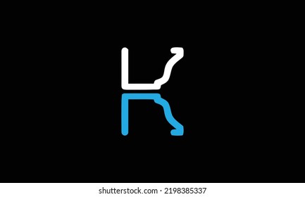 Letter K logo icon arrow design template elements 