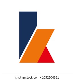 Letter K logo icon design template. Trendy Minimal Monogram emblem design concept. Graphic Alphabet Symbol for Corporate Business Identity. Creative Vector element
