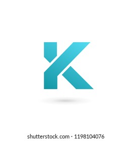 Letter K logo icon design template elements
