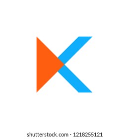Letter K logo. Icon design. Template elements - vector sign