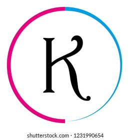 Letter K logo icon design 