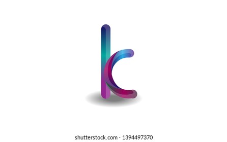 Letter K logo icon design template elements