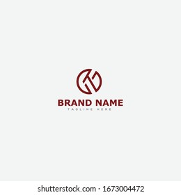 Letter K logo icon design template elements 