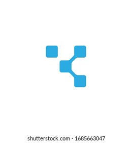 Plantilla de diseño de icono del logotipo de letra K. Concepto moderno de diseño de emblema de monograma mínimo. Símbolo gráfico de alfabeto para identidad empresarial. Elemento de vector creativo EPS 10