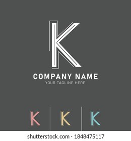 Letter K Logo Icon Design Template Elements.