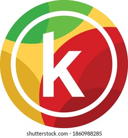Letter K logo icon design template elements, Abstract logo