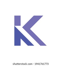 Letter K logo. Icon design. Template elements - vector sign