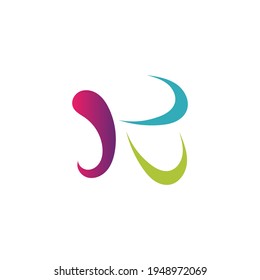 Letter K logo icon design template elements