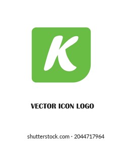 Design-Vorlagenelemente für das Logo Buchstabe K	