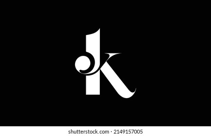 Design-Vorlage für das Logo Buchstabe K