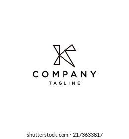 Letter K logo icon design template