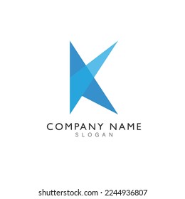 Letter K logo icon design template elements