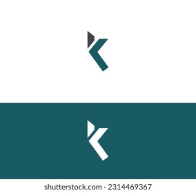Letter K logo icon design template elements.