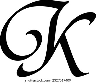 letter K logo icon design