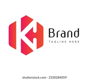 Buchstaben K Logo Symbol Design Vorlagenelemente. Für das Branding und Unternehmenslogos geeignet.
