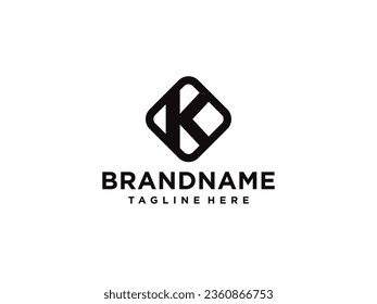 Letter K logo icon design template elements