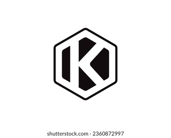Letter K logo icon design template elements