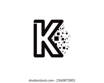 Letter K logo icon design template elements