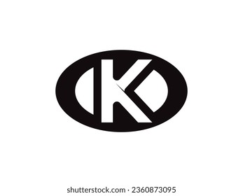 Letter K logo icon design template elements