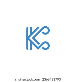 Imagen de diseño de icono del logotipo K de la letra