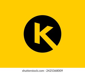 Letter K logo icon design template elements