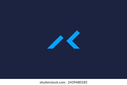 letra k logo icono diseño vector diseño plantilla inspiración