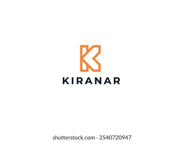 buchstabe k logo symbol design vektor design inspiration. einfaches Monogramm Buchstabe k anfängliche Logo-Design-Vorlage Illustration