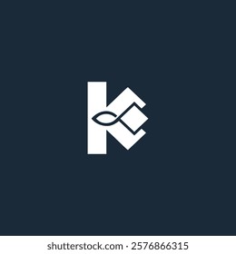 Letter K logo icon design template elements. Modern alphabet vector design