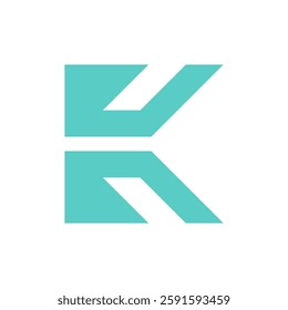 Letter K logo. Icon design. Template elements. Geometric abstract logos