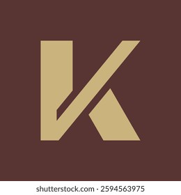 Letter K logo. Icon design. Template elements. Geometric abstract logos