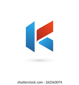 Letter K logo icon design template elements