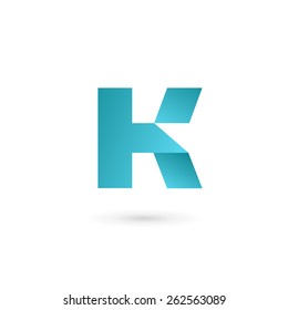 Letter K logo icon design template elements
