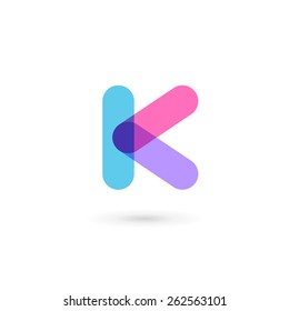 Letter K logo icon design template elements