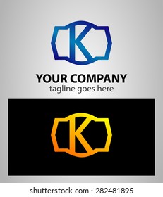 Letter K Logo Icon Design Template Stock Vector (Royalty Free ...