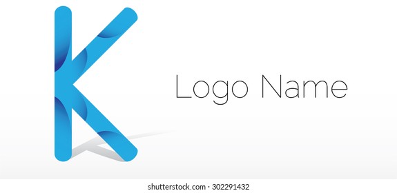 Letter K logo icon design template elements, logo design
