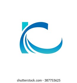 Letter K logo icon design template elements