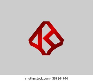 Letter K logo icon design template elements
