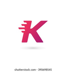 Letter K logo icon design template elements