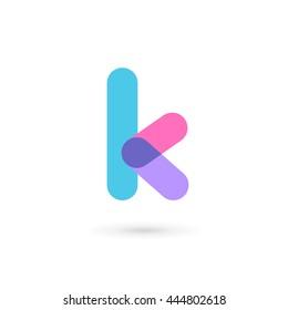 Letter K logo icon design template elements
