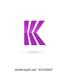 Letter K logo icon design template elements