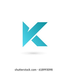 Elementos de Plantilla de diseño de icono de logotipo de letra K 