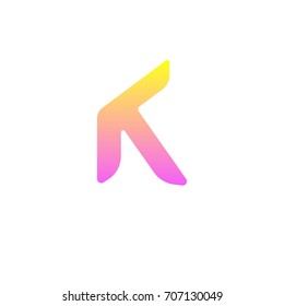 Letter K logo icon design template elements