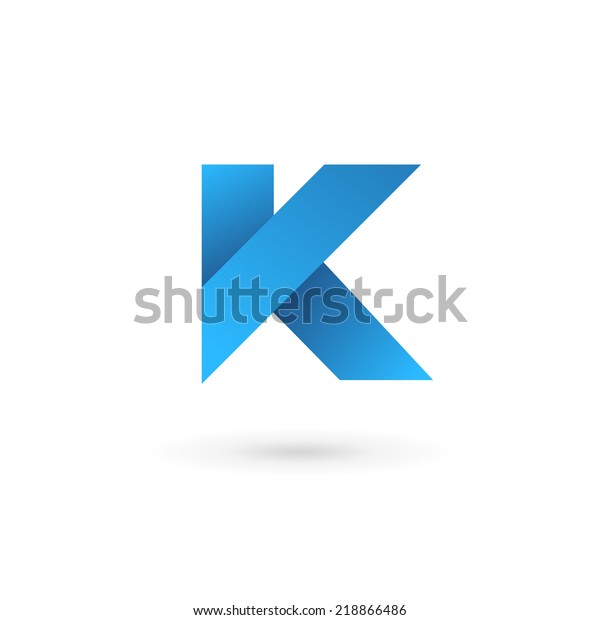 文字kのロゴアイコンデザインテンプレートエレメント ベクター画像の