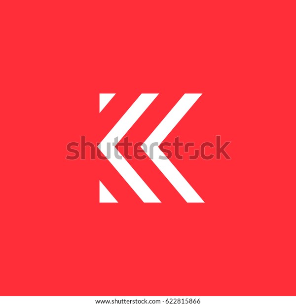 Letter K logo icon\
design template\
elements