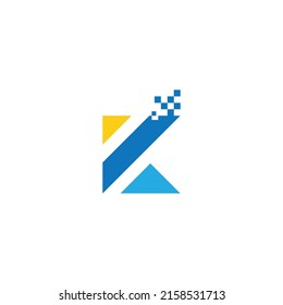 Letter K Logo Icon Vector Template
