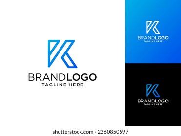  Letter K Logo Icon Vector Template