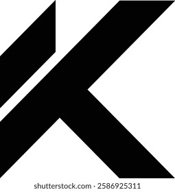 Letter K logo icon vector