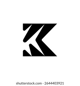 Letter K logo. icon, vector, symbol abstract