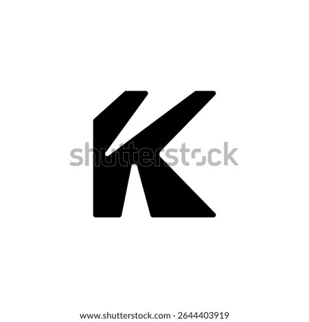 Letter K logo. icon, vector, symbol simple