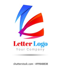 Letter K logo icon Volume Logo Colorful 3d Vector Design Corporate identity